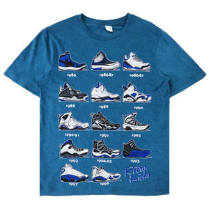 Retro Kicks Men's Evolution Of Air Jordan Shoes Throughout The Years Tee T-Shirt